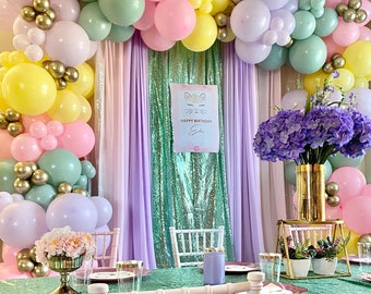 Pastel Balloon Arch Garland Kit: DIY Party Decorations