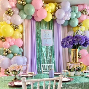 Pastel Balloon Arch Garland Kit: DIY Party Decorations