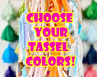 Pre-Assembled Balloon Tassel Tail: 36-inch Jumbo Balloons, Party Decor