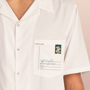 França camisa corrèze sul de frança presente camisa havaiana estética cogumelo camisa cartão postal brive-la-gaillarde camisa havaiana masculina