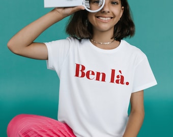 Ben là Quebec Quote T-shirt - katoenen T-shirt voor kinderen en tieners