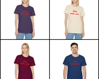Tシャツ(半袖/袖なし) L'ecole des femmes OUI NON Tee shirt Men's Oui-Non Tee (White) – L'école Des Femmes