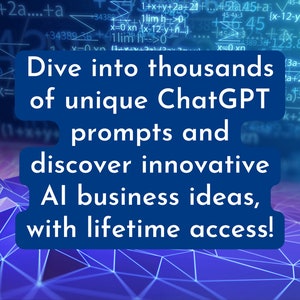 ChatGPT Mega Bundle 10,000 Prompts Use-Cases AI Business Ideas Plug-in List Prompt Engineering eBook and Personas Instant Access image 7
