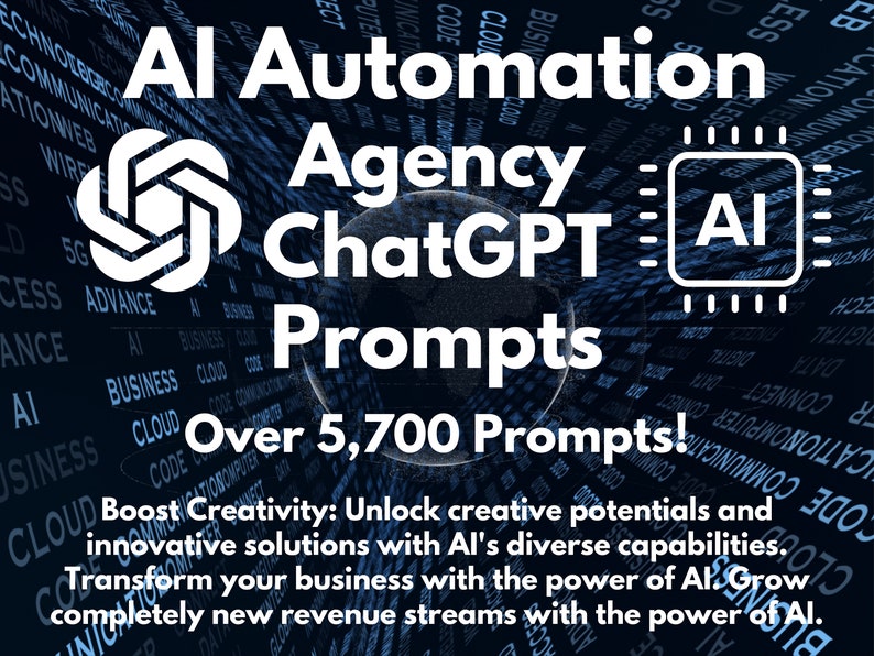 AI Automation Agency ChatGPT Prompts Comprehensive Prompts for AI Business Growth Start an Agency Today Ultimate Copy & Paste Toolkit image 1