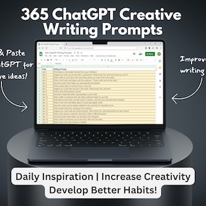 ChatGPT Daily Creative Writing Prompts | 365 Days of Prompts | Daily Inspiration | Improve Your Writing Skills | Increased Creativity