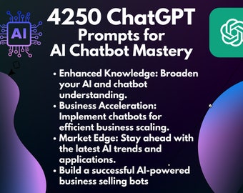 AI Chatbot Mastery ChatGPT Prompts | Make Money building and selling chatbots with the help of AI | Ultimate AI Prompt Pack