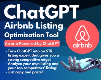 ChatGPT Airbnb Listing Optimization Tool | Maximize Your STR Profits | Personalized Recommendations