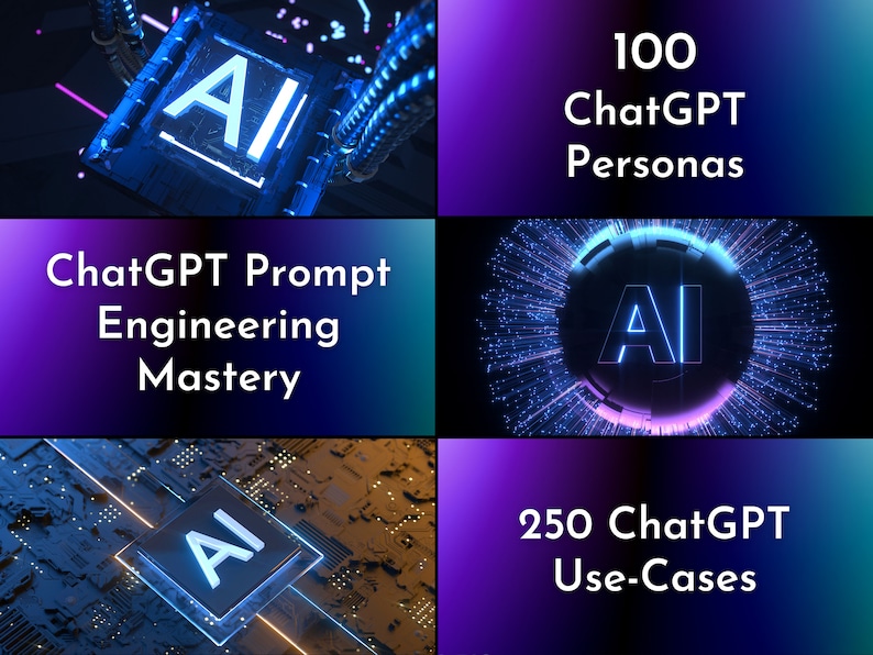 ChatGPT Mega Bundle 10,000 Prompts Use-Cases AI Business Ideas Plug-in List Prompt Engineering eBook and Personas Instant Access image 5