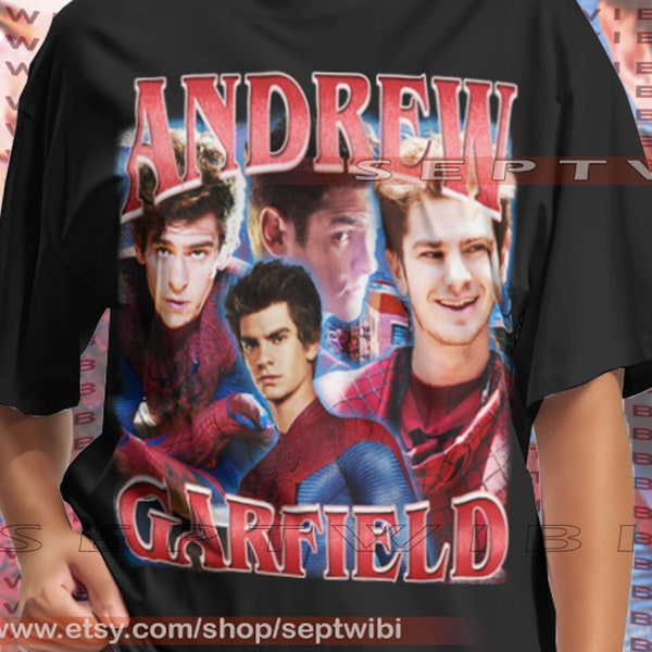 RETRO Andrew Garfield Tshirt Vintage, Andrew Garfield Shirt, Andrew Garfield T-Shirt Fan, Andrew Garfield Gift, Andrew Garfield bootleg tees