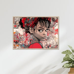 Patchwork Queen Painting DIGITAL DOWNLOAD