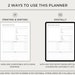 Restaurant Review Sheet, Printable, Minimal, Menu Planner, Recipe ...