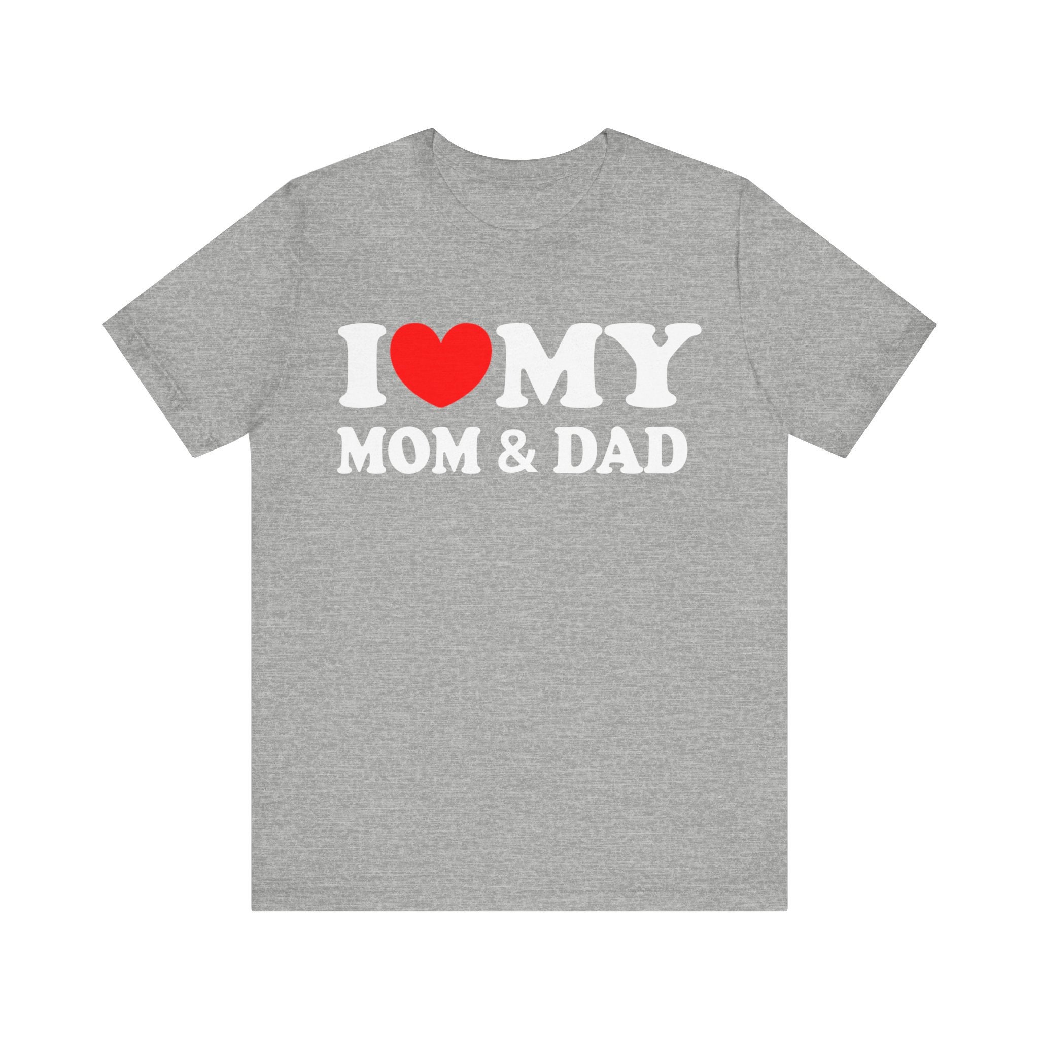 T-shirt I LOVE MY MOM io amo mia mamma idea regalo Festa della Mamma