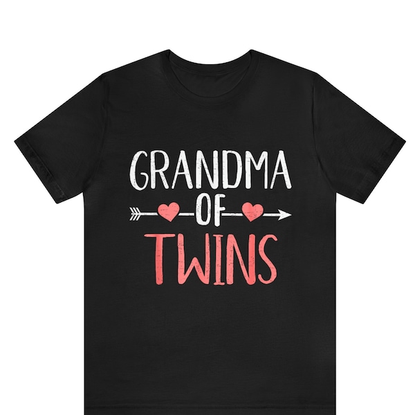 Grandma of twins t-shirt, twin mom t-shirt, gift for mom of twins, twin grandma shirt, Mothers Day twin shirt, gift for Mothers Day, mom tee
