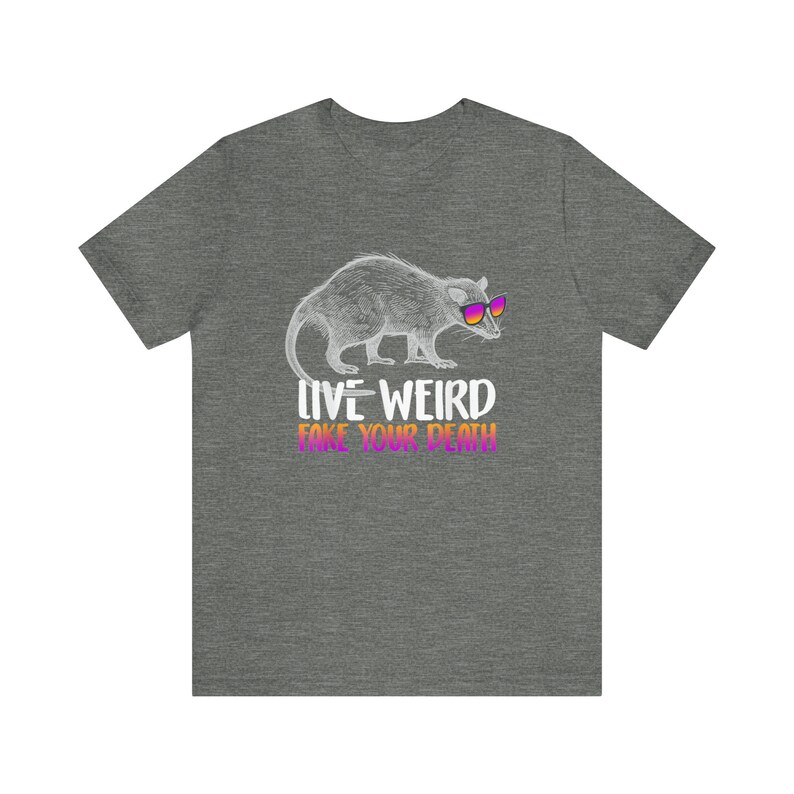Possum T Shirt Weird T Shirt Funny Animal Shirt Spirit Awesome Etsy