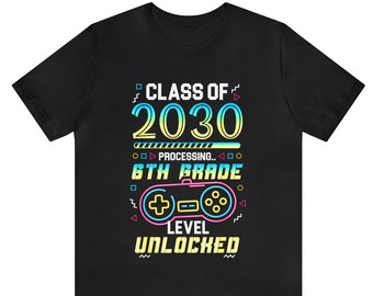 Class Of 2030 Gaming shirt ,2030 Graduate Shirt  , School Graduation Gift , Class of 2030 Tee , Future Class of 2030 Shirt"