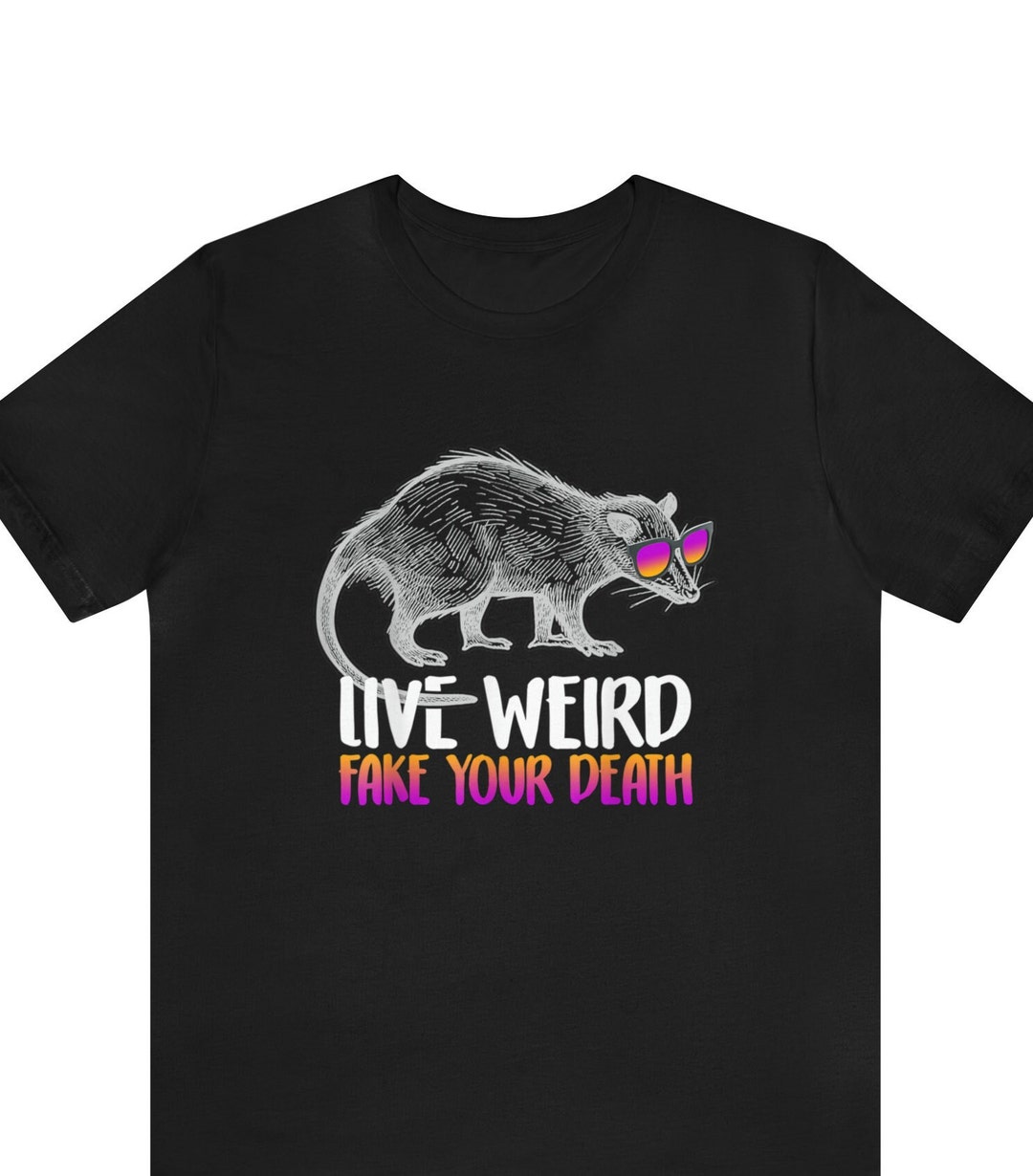 Possum T Shirt Weird T Shirt Funny Animal Shirt Spirit Awesome Opossum