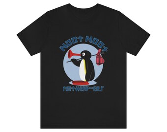 Felpa Con Cappuccio Pingu Noot Noot Motherf*ckers - Unisex Gildan Colore Nero