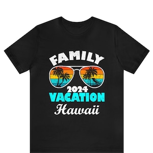 Family Hawaii Trip 2024 Shirts, Personalized Hawaii Shirt, Family Vacation Hawaii 2024 Shirts, Custom Vacation Outfit, Custom Trip T-shirts
