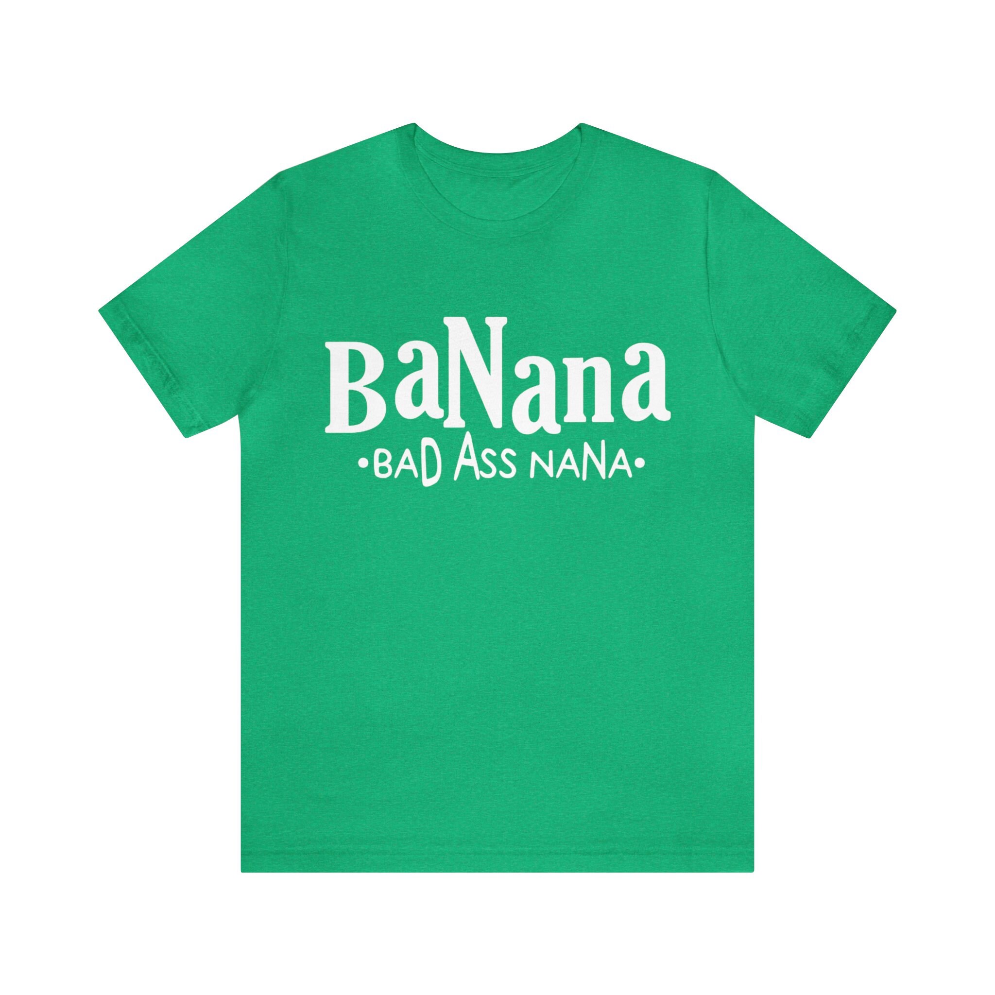 Funny Women's Sweatshirt - 'Banana Bad Ass Nana' Graphic Crewneck Pullover, Casual Long Sleeve
