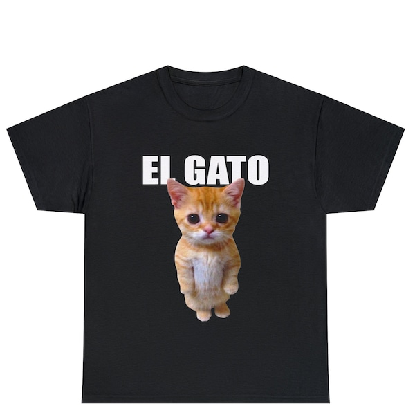 El Gato Meme triest huilende kat Munchkin Kitty Meme Trendy T-shirt, El Gato Sad Meme shirt, El Gato Meme shirt, grappig El Gato Meme shirt