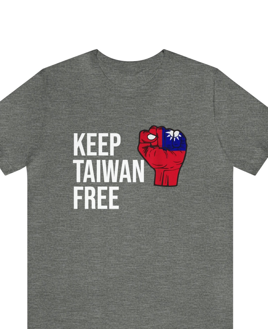 T-Shirt Homme "TAIWAN CHINA" - Coton - Noir - Neuf Avec étiquettes