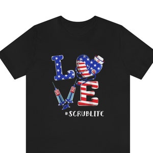 4th of July Nurse Shirt, Independence Day Nurse Shirt, Patriotic Nurse Shirt, 4th of July RN Shirt, USA Shirt for Nurses, Womens Nurse Shirt