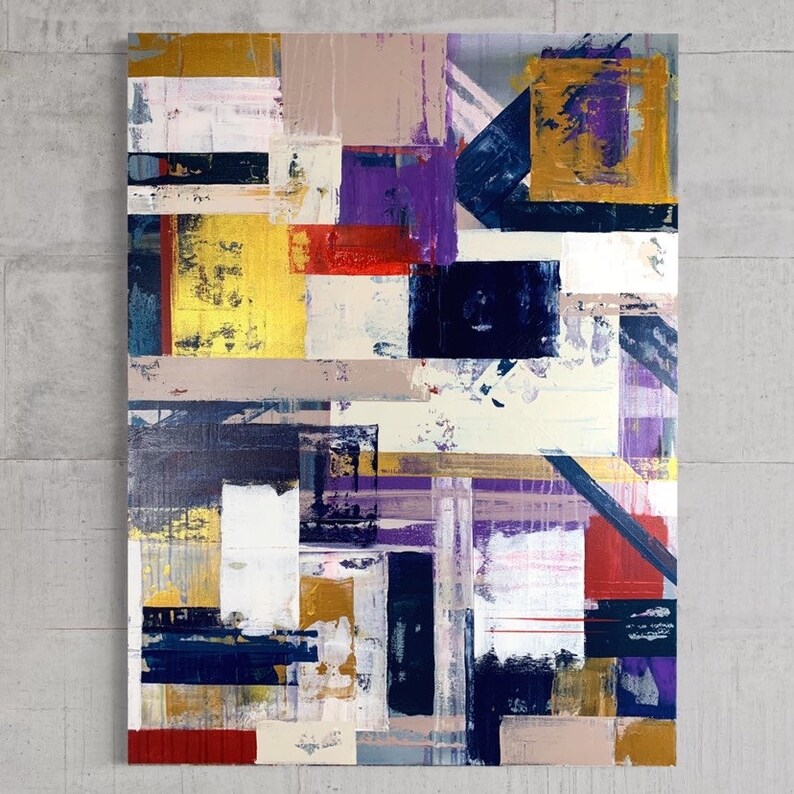 Hand Painted Original Abstract Art by Jake Knopke Acrylic Etsy