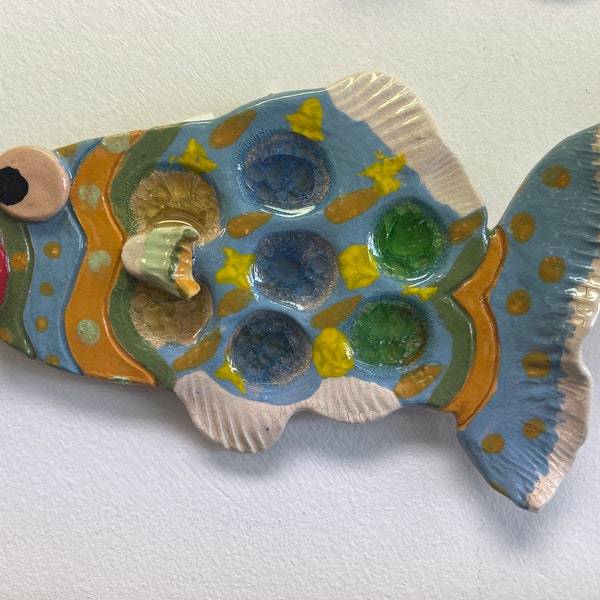 Ceramic Fish Wall Art Etsy