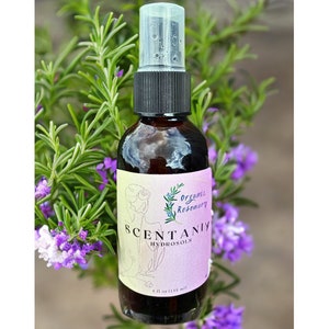 Rosemary Hydrosol - Organic - Natürliches Gesichtswasser für Haut und Haar - 4 oz