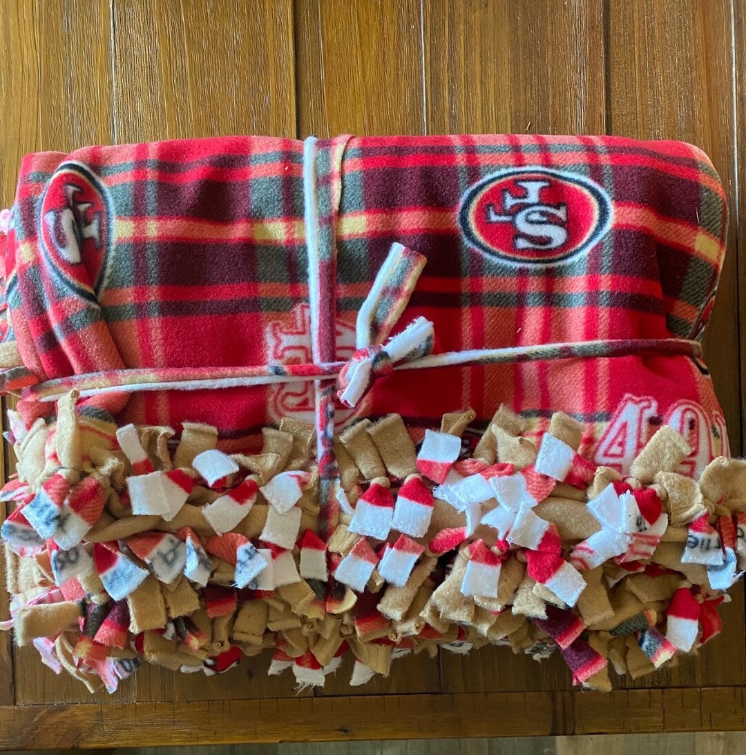 San Francisco 49ers NFL Team Classic Plaid Blanket 60x70 main image 0