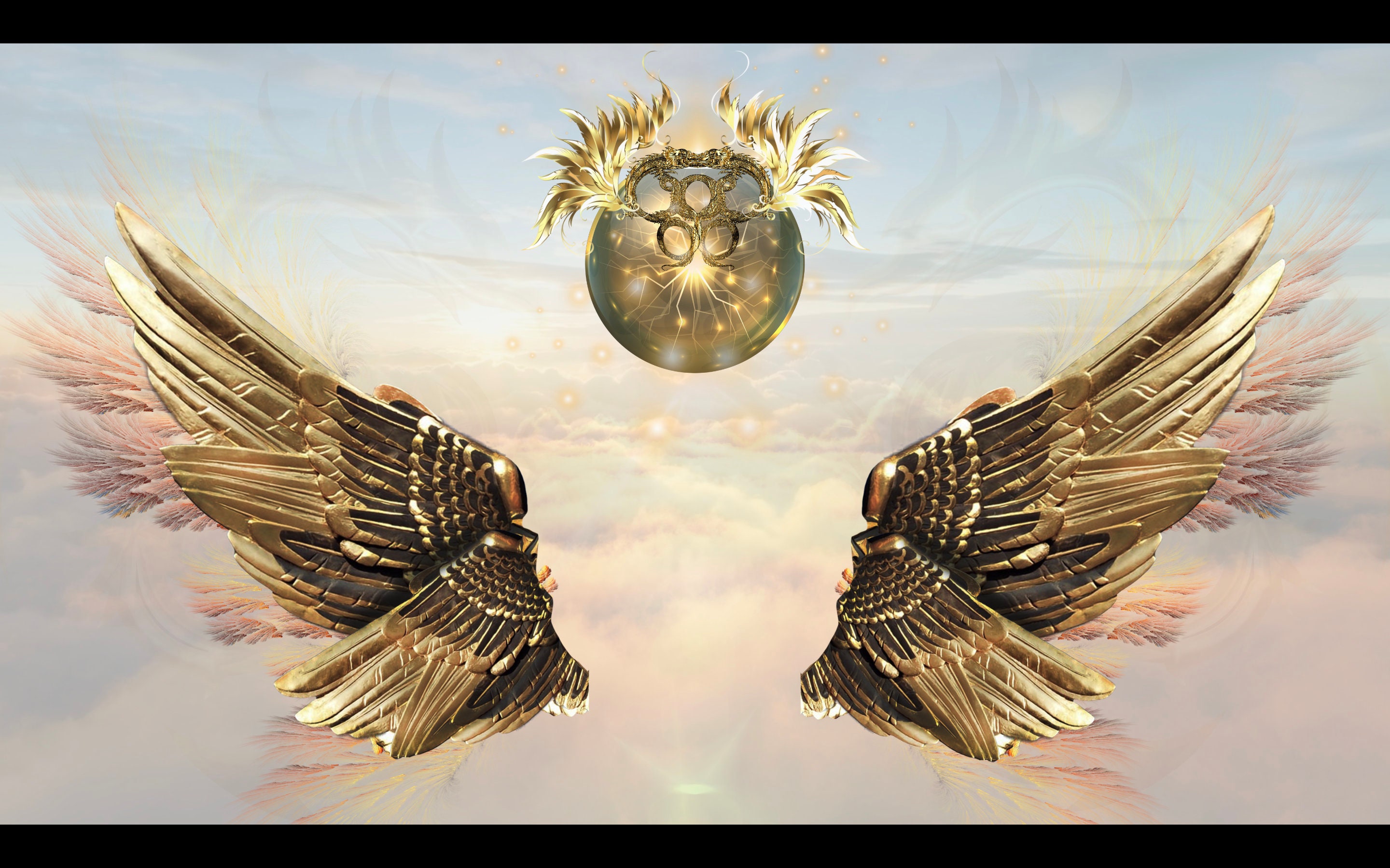 Dragon Rider Zoom Virtual Background Angel Wings Etsy