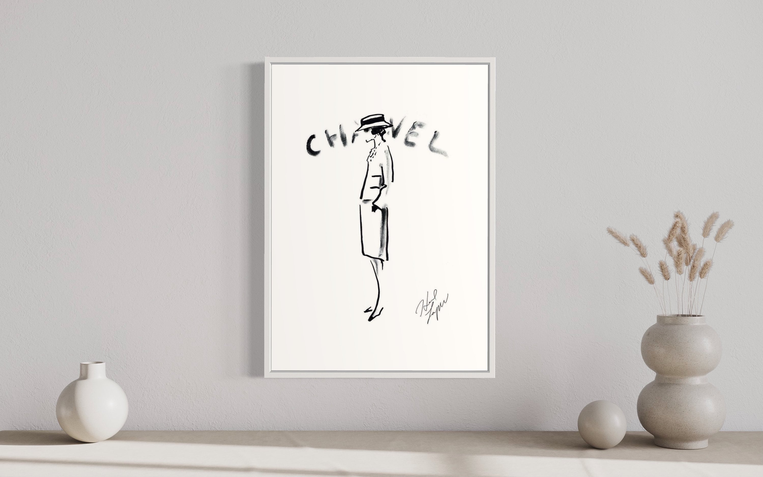 Coco chanel poster quote. i dont't do fashion, i am fashion. Monochrome coco  chanel print for decorating your wall. – Orange Kite Printables