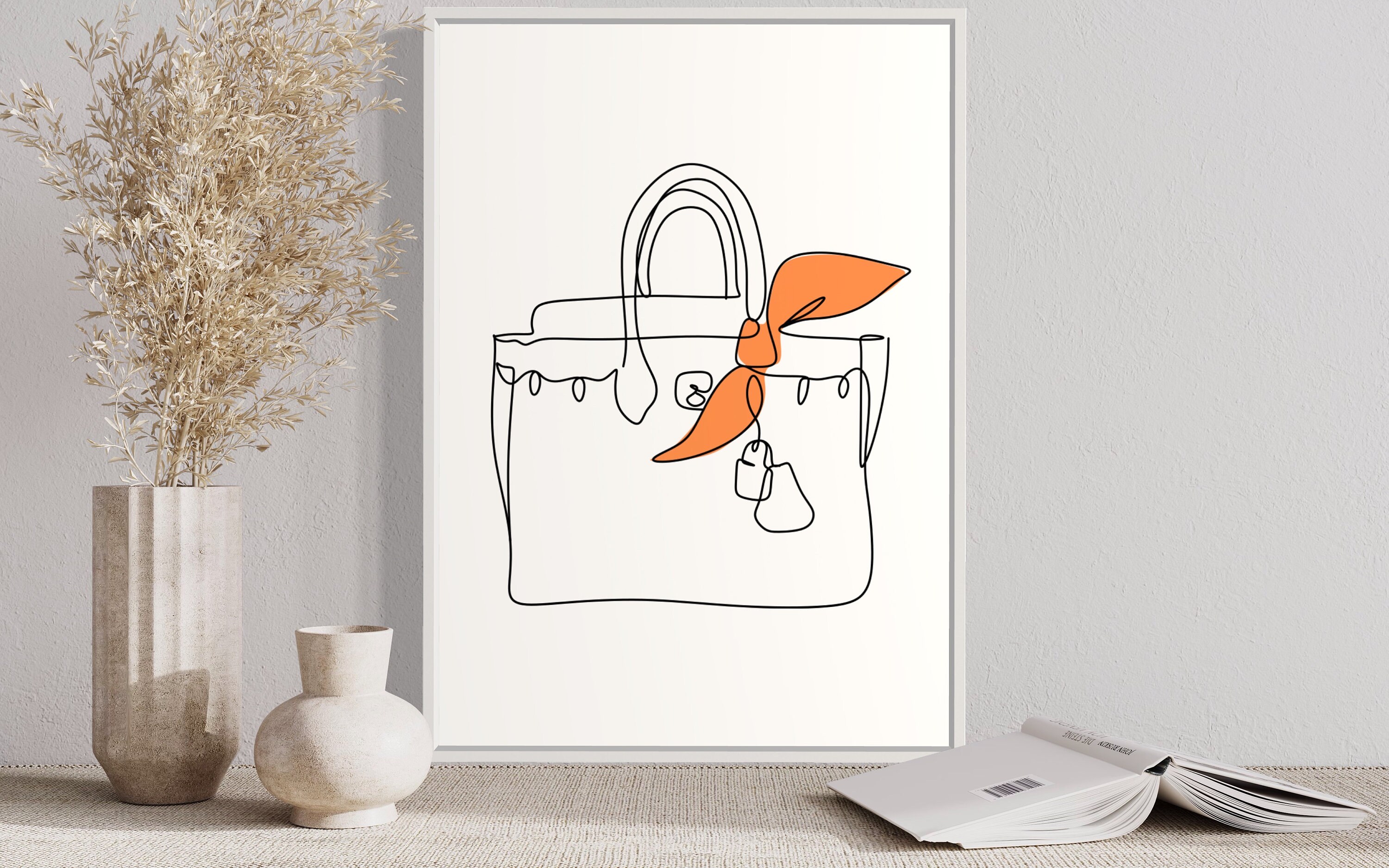 hermes birkinbag painting #fashion #fashionpainting #fash…