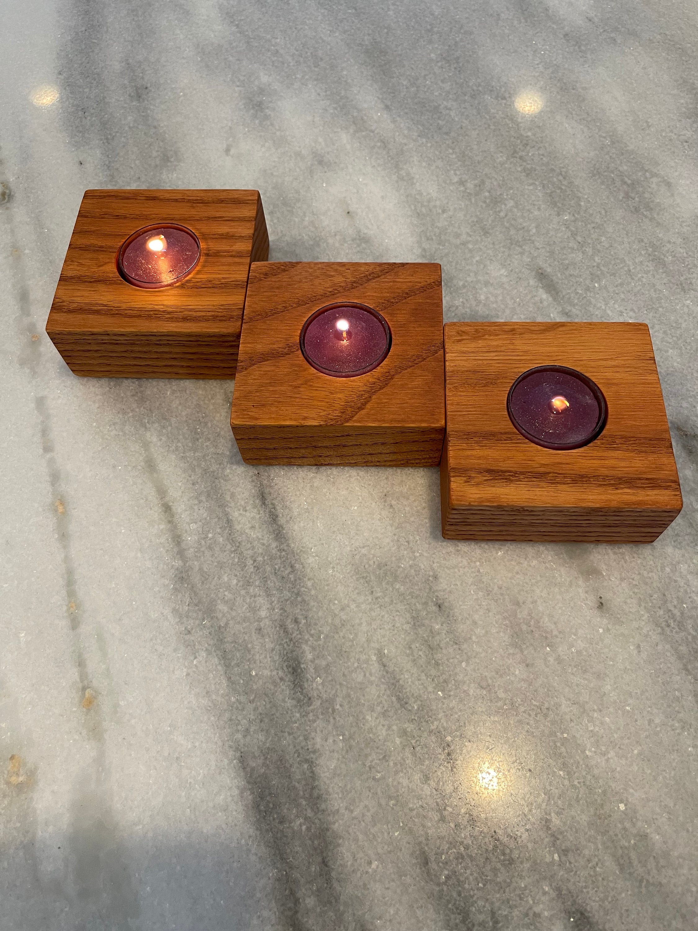 DECORATED TEA LIGHT HOLDER (SET OF 2) main image 1
