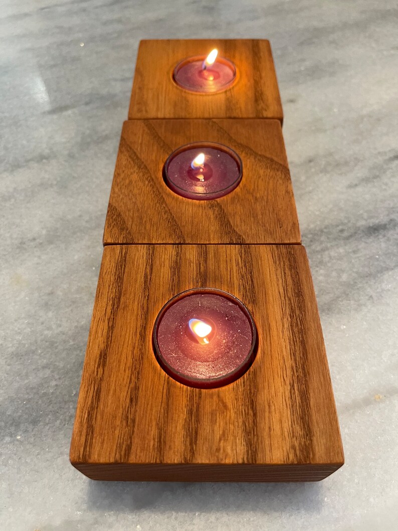 Tea Light Holders Set of 3 - Etsy