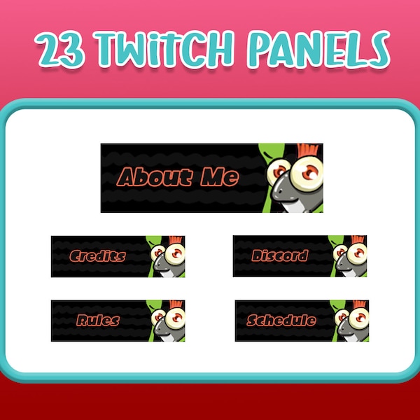 23 Twitch Panels SmallFry Little Buddy
