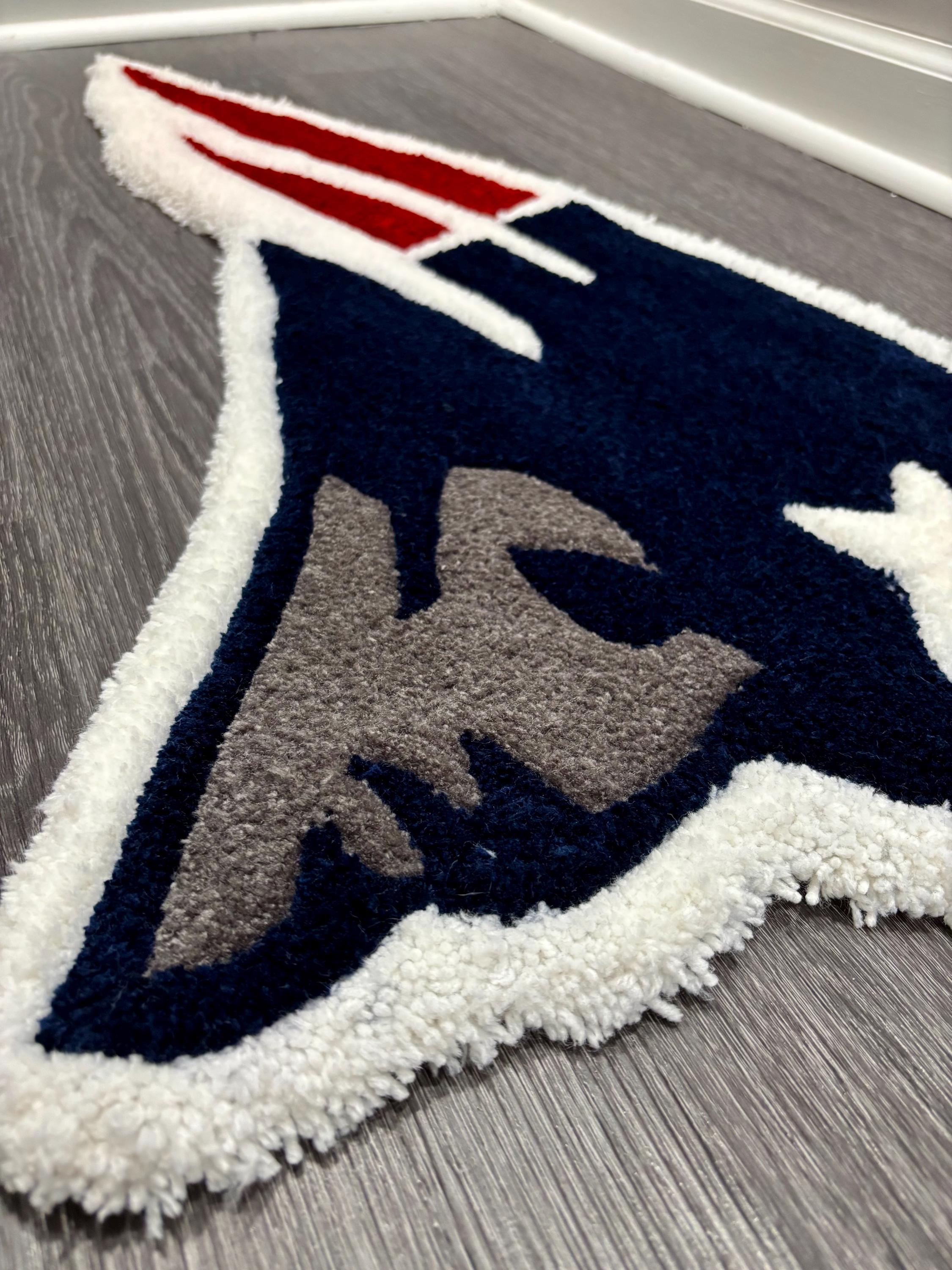 Prepppy Patriots Rug New England Patriots Tufted Rug - Etsy
