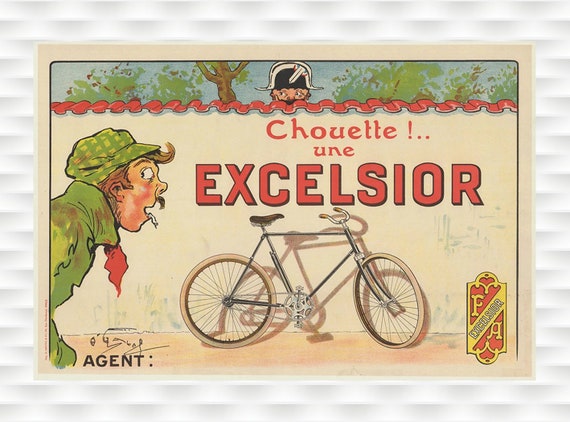 Bicyclettes Pilot Vintage Bicycle Poster Vintage Poster Cycling Poster Bicycle Art Vintage Bicycle Poster