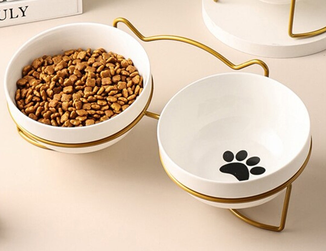 Cat Dishes Pets Food Dishes Pet Food Dish Pet Feeder Gift Etsy