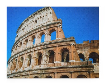 Rome Italy Landmarks Collage Jigsaw Puzzle - 500 Pieces, 21" X 15" Finished Size