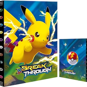 Trading Card Album Pikachu Album Pokemon Card Folder Trading Cards Album -  Etsy
