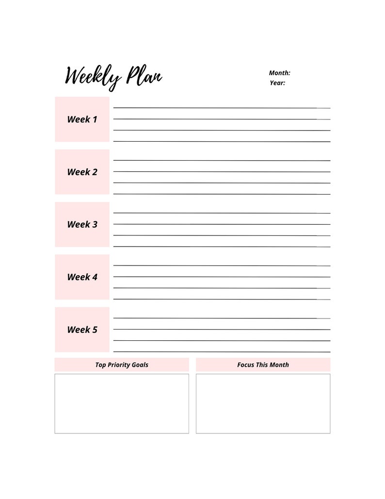 2024 Girl Boss Planner Printable Boss Babe Planner PDF Calendar Planner ...