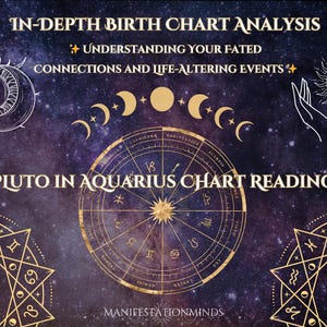 Personalized Astrology Reading | Pluto in Aquarius Insights | Transformational Guidance | Life Path Astrology | Detailed Chart Analysis