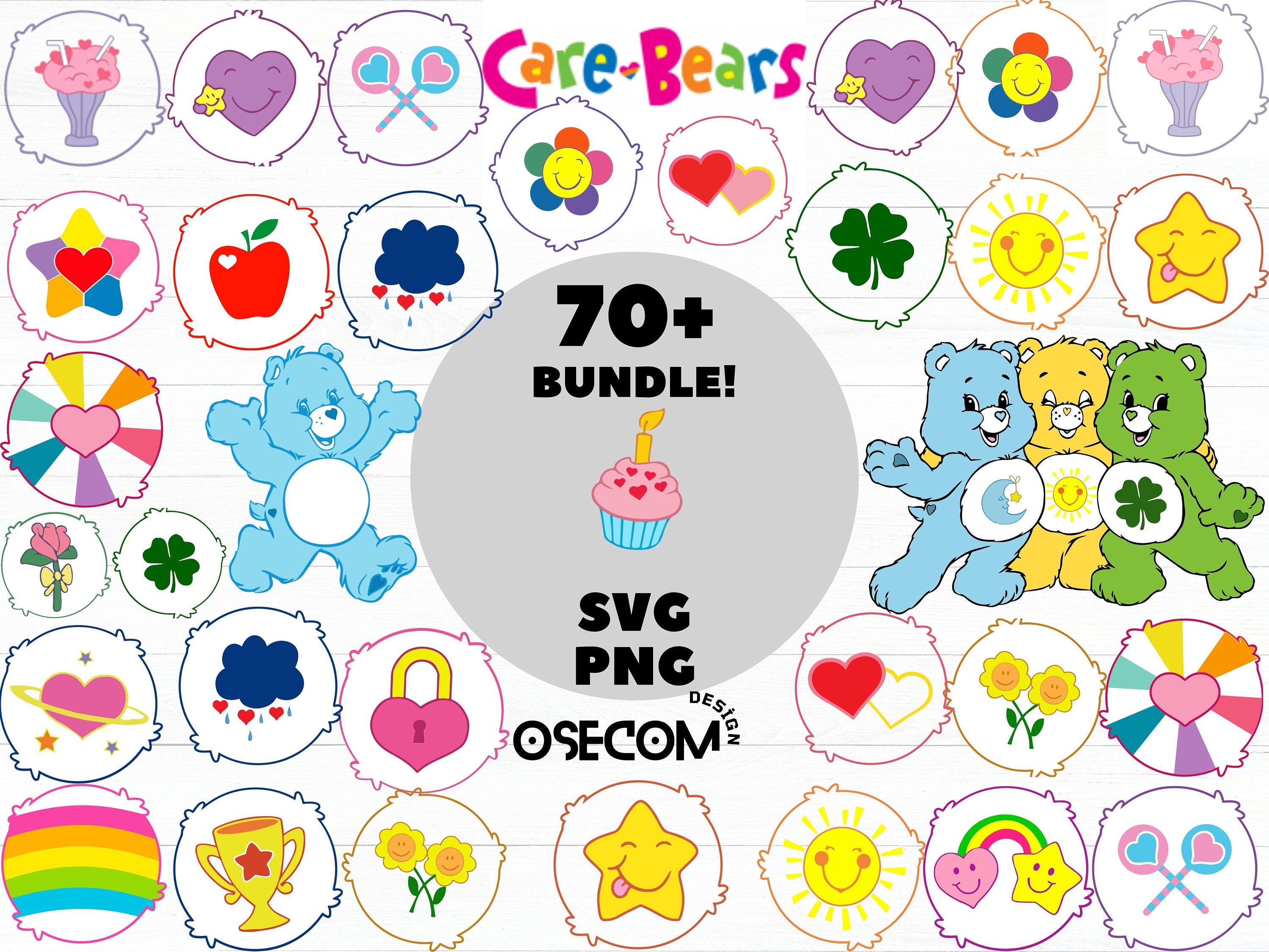 Bear halloween Svg, Care Bears halloween svg, cute care bears svg