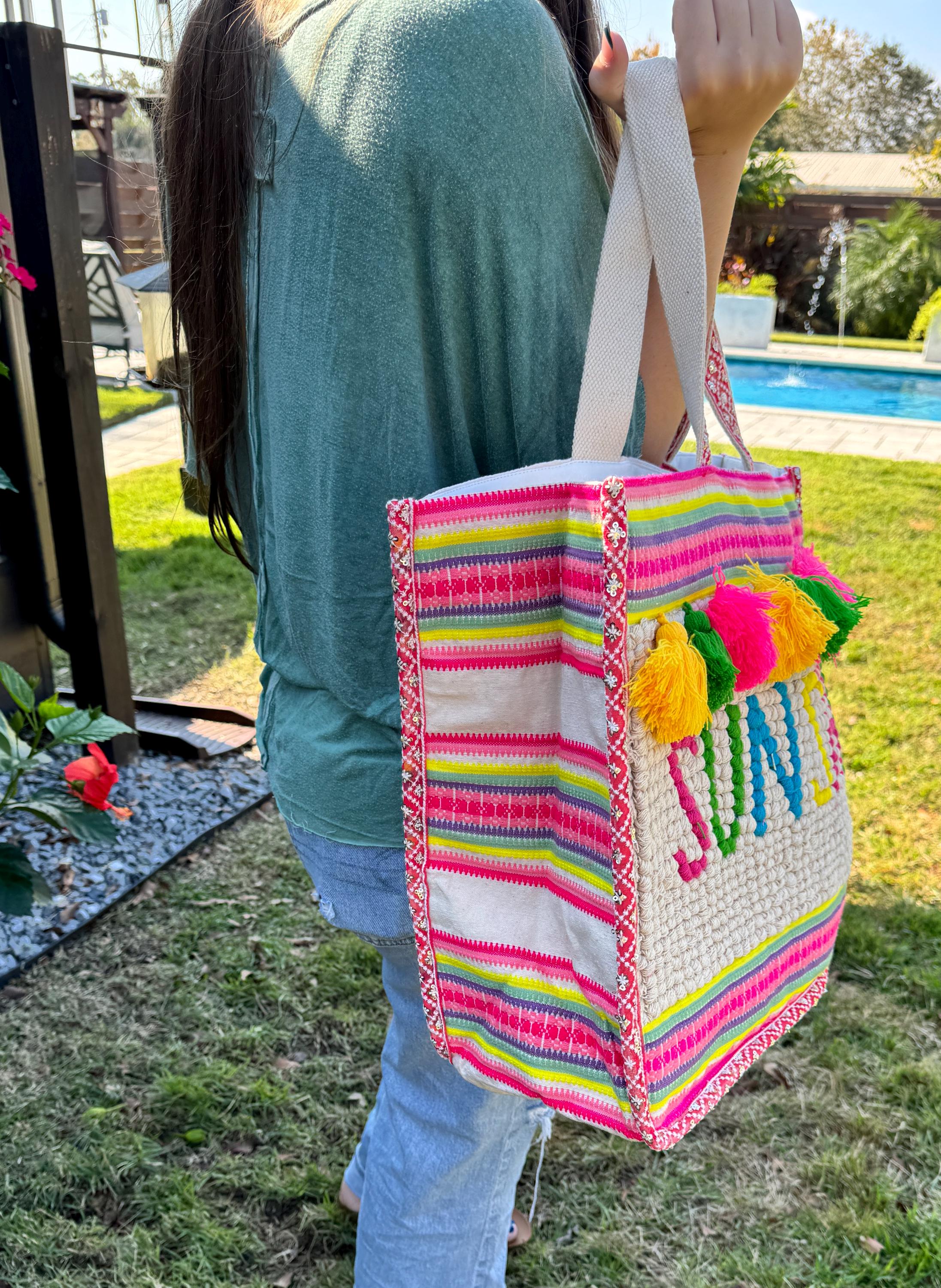 Broad Bay Illini Tote Bags University Of Illinois Totes Beach Pool Or Travel - Official Zippered Carryall - Mesh Pockets & Adjustable Straps