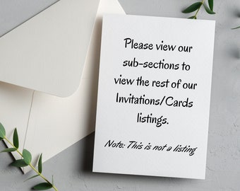 Invitations Cards category