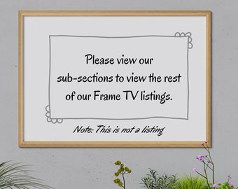 Frame TV category