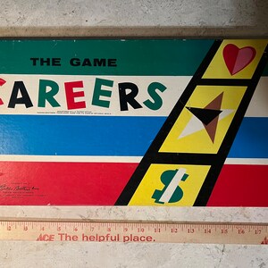 Vintage Parker Brothers Inc. "Careers the Game"