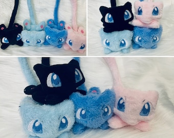 Space Cat Plushie, Handmade, Anime inspired Plush, Made to Order