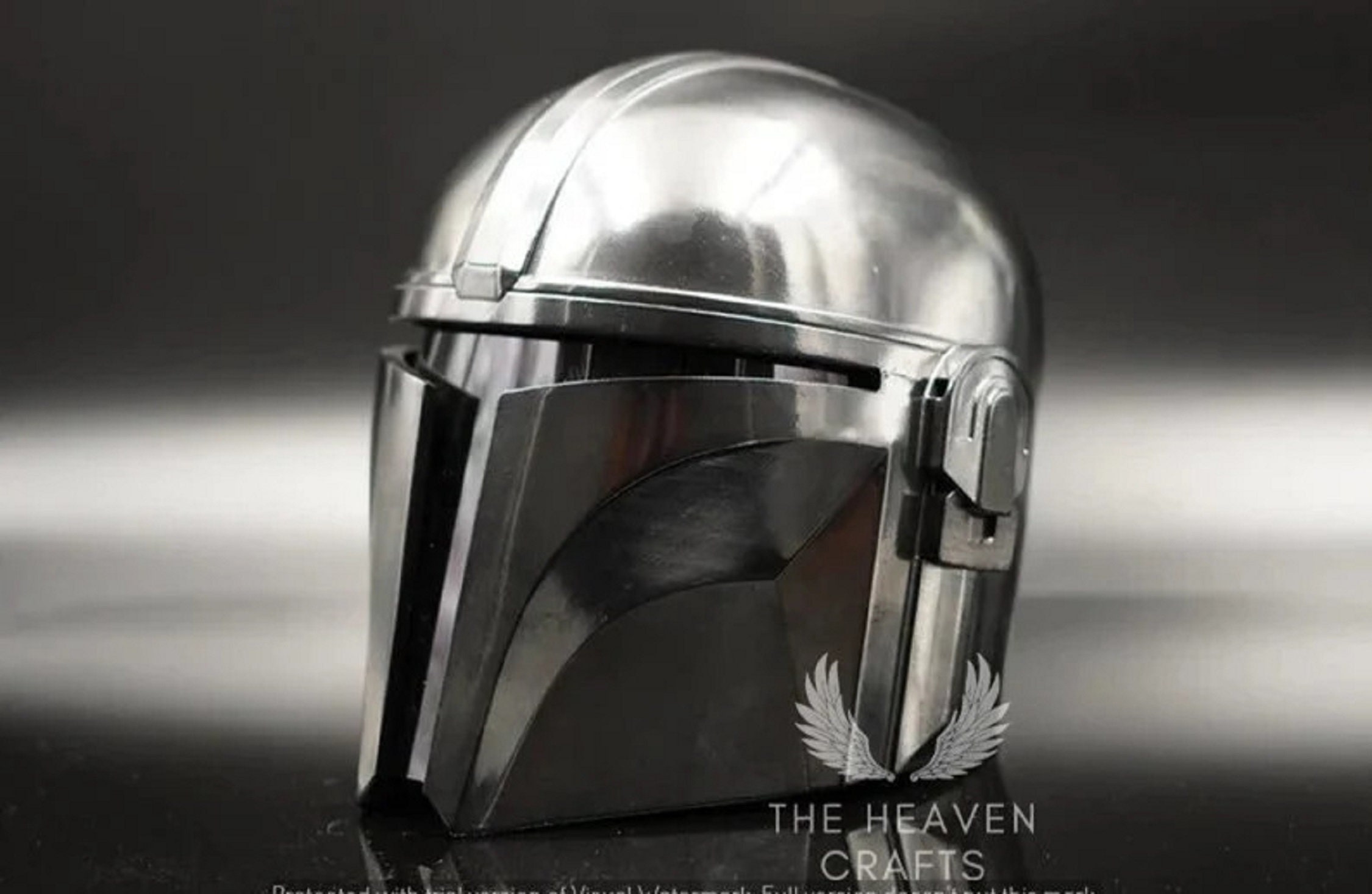 Star Wars Mandalorian Casque Mandolorian Metal Steel Helmet 1/1